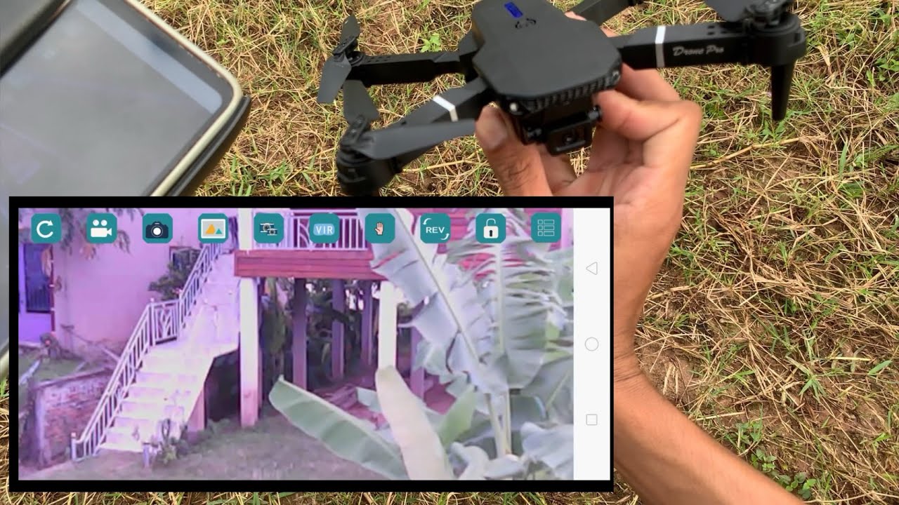 E88 drone Camera test, Show the Video and Picture quality