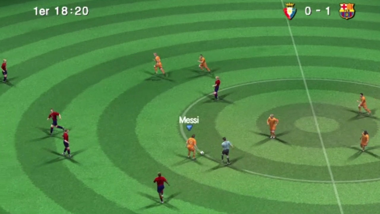 Liga máster con el FC Barcelona en el Pro Evolution Soccer 6...