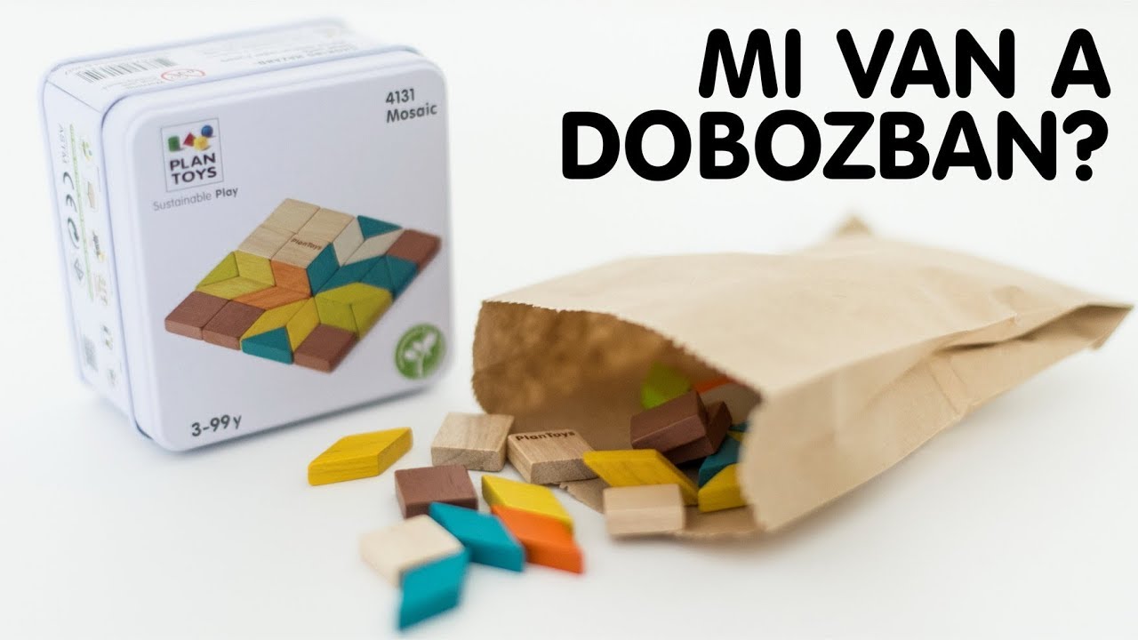 Mi van a dobozban? | PlanToys-PlanMini Mozaik | unboxing plantoys