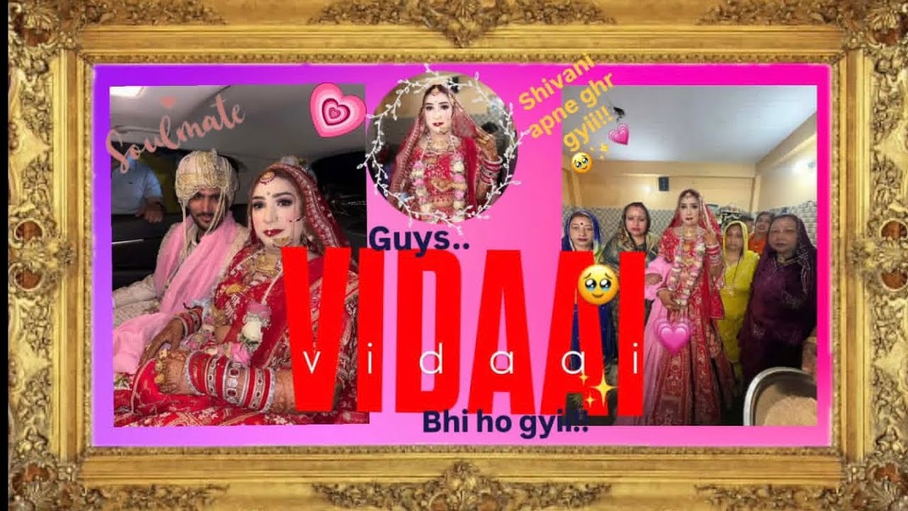 Shivani gyi apne susral😭❤️ || #amiksha #bride #vidai #missyou #byebye #happymarriedlife y
