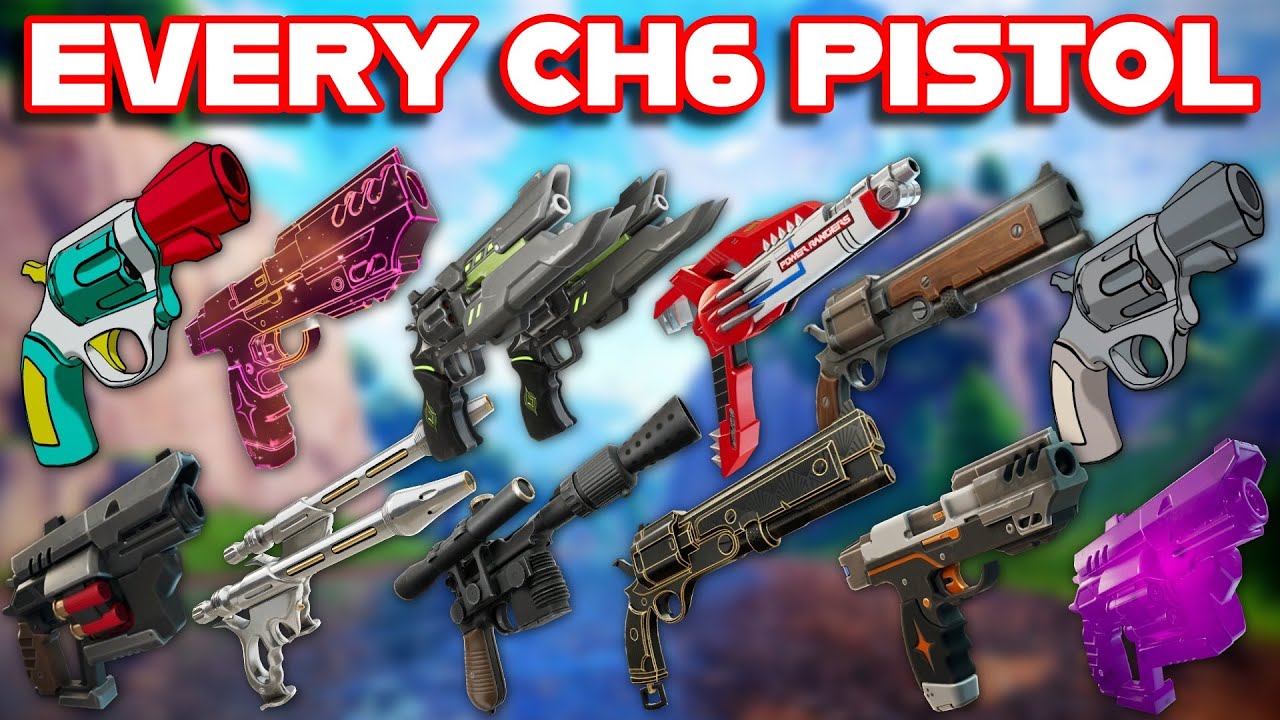 Рейтинг всех пистолетов из 6-й главы в Fortnite: от худшего к лучшему
