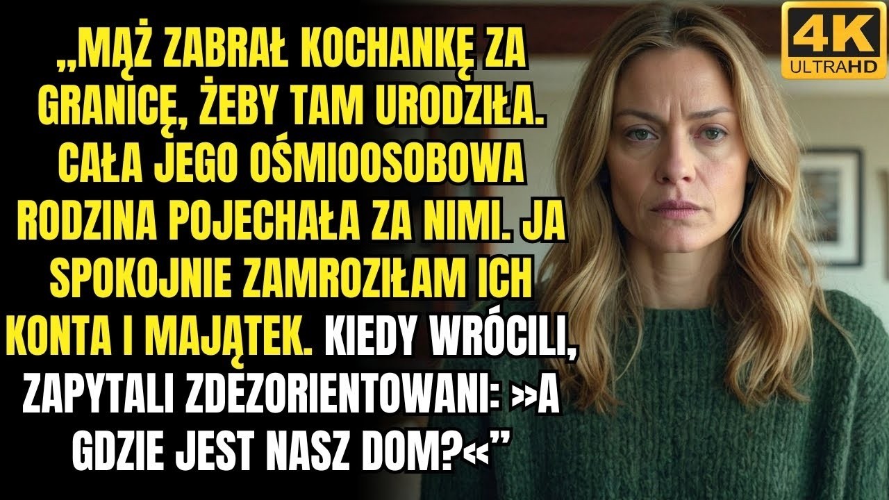 Mąż zabrał kochankę za granicę, żeby tam urodziła  Cała jego ośmioosobowa rodzina pojechała za nimi