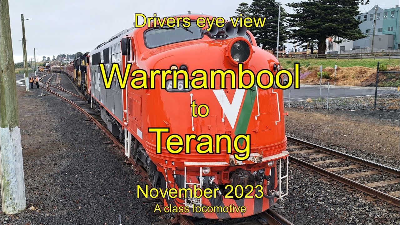 Drivers eye view, Warrnambool to Terang, Nov 2023