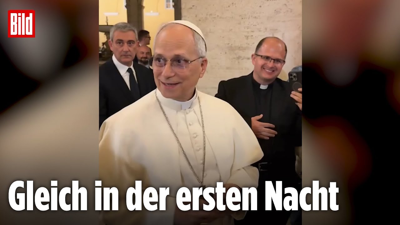 Papst Leo XIV. b&uuml;xt aus