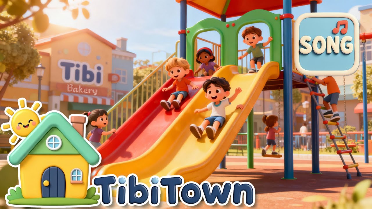 We All Play Together in TibiTown | Kids Friendship Song 🎵🎈