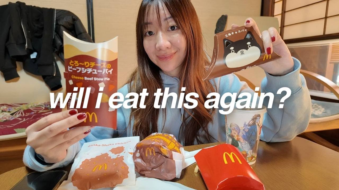 my honest review of japan mcdonald's winter menu 👀