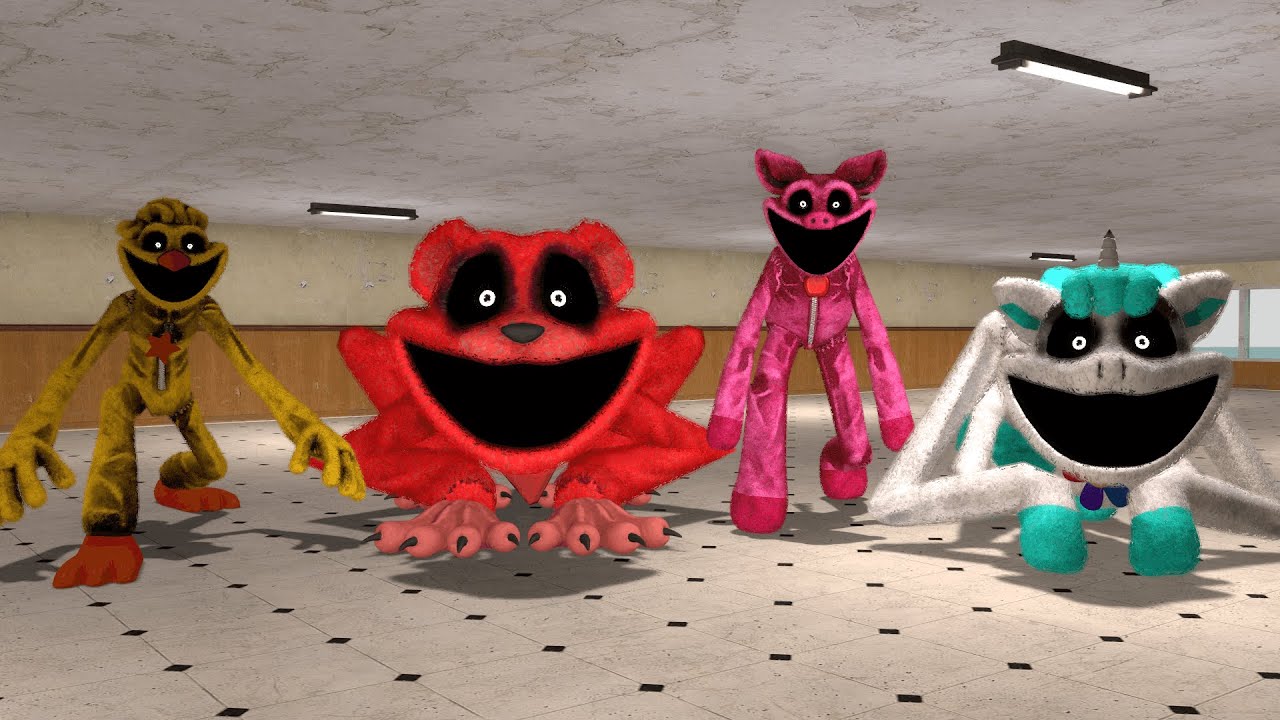 Surviving Smiling Critters Poppy Playtime | Garry's Mod