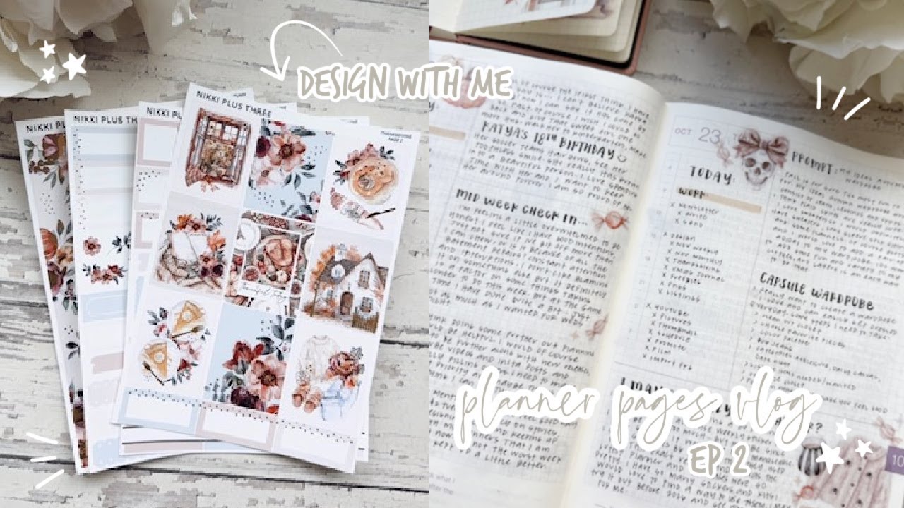 Planner Pages Vlog: Эпизод 2. Я пытался сделать всё за один день.