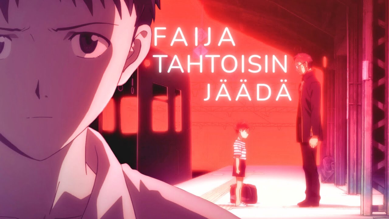 Faija tahtoisin jäädä - Evangelion AMV (Desucon Frostbite 2026 - Paras vauhdikas)