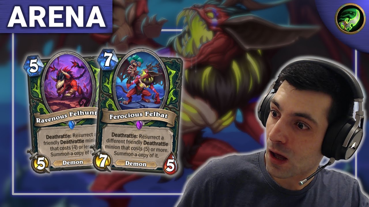 Is This The Strongest Deck You've Seen? | 12 Win Demon Hunter Hearthstone Arena
