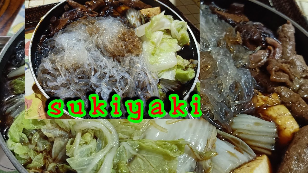 Sukiyaki recipe / Pinoy style sukiyaki / beef sukiyaki /how make sukiyaki /how to cook sukiyaki