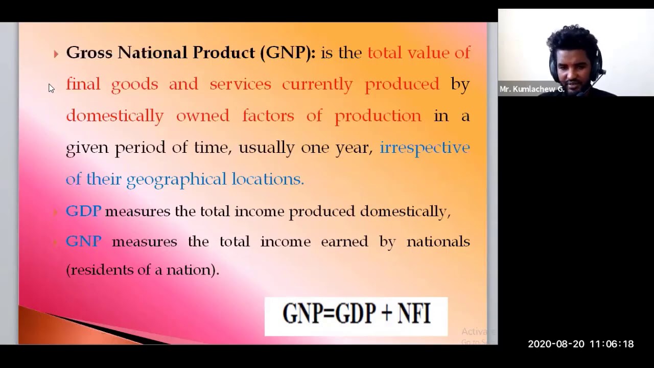 Macroeconomics 20 August 2020(part 2)