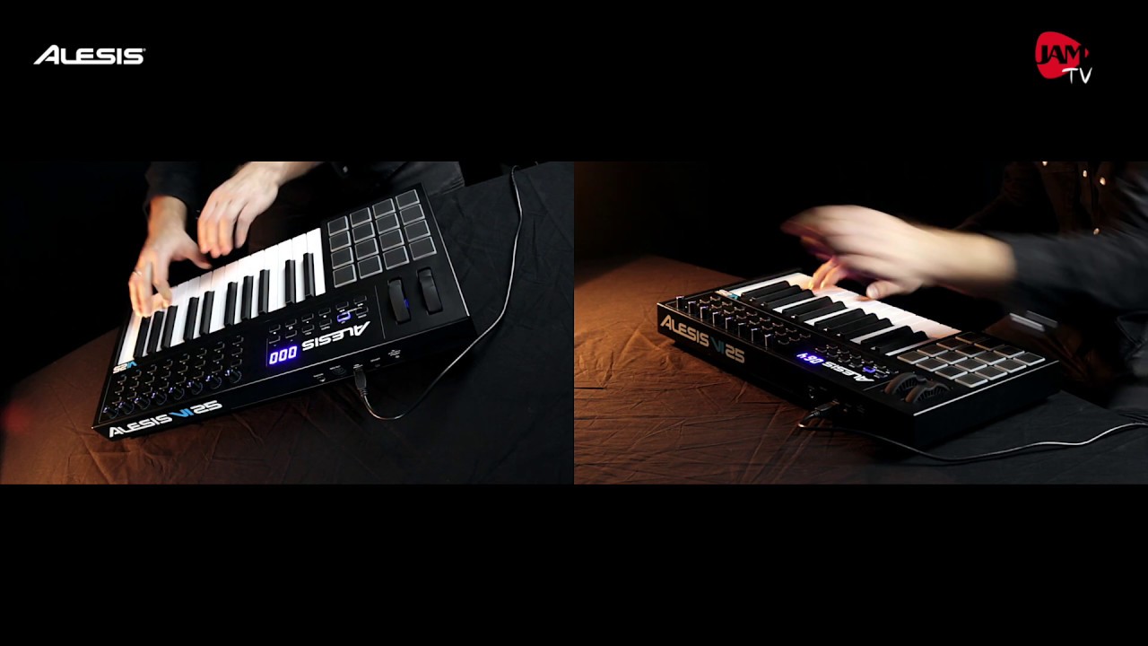 Alesis VI25 (aftertouch ака sidechain)