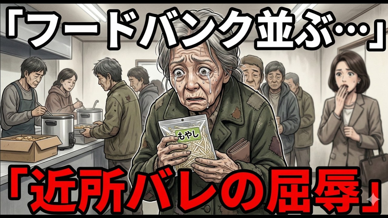 物価高で「もやし」しか買えない元地主。プライドを捨ててフードバンク（炊き出し）に並んだら、近所の奥様に見られた…