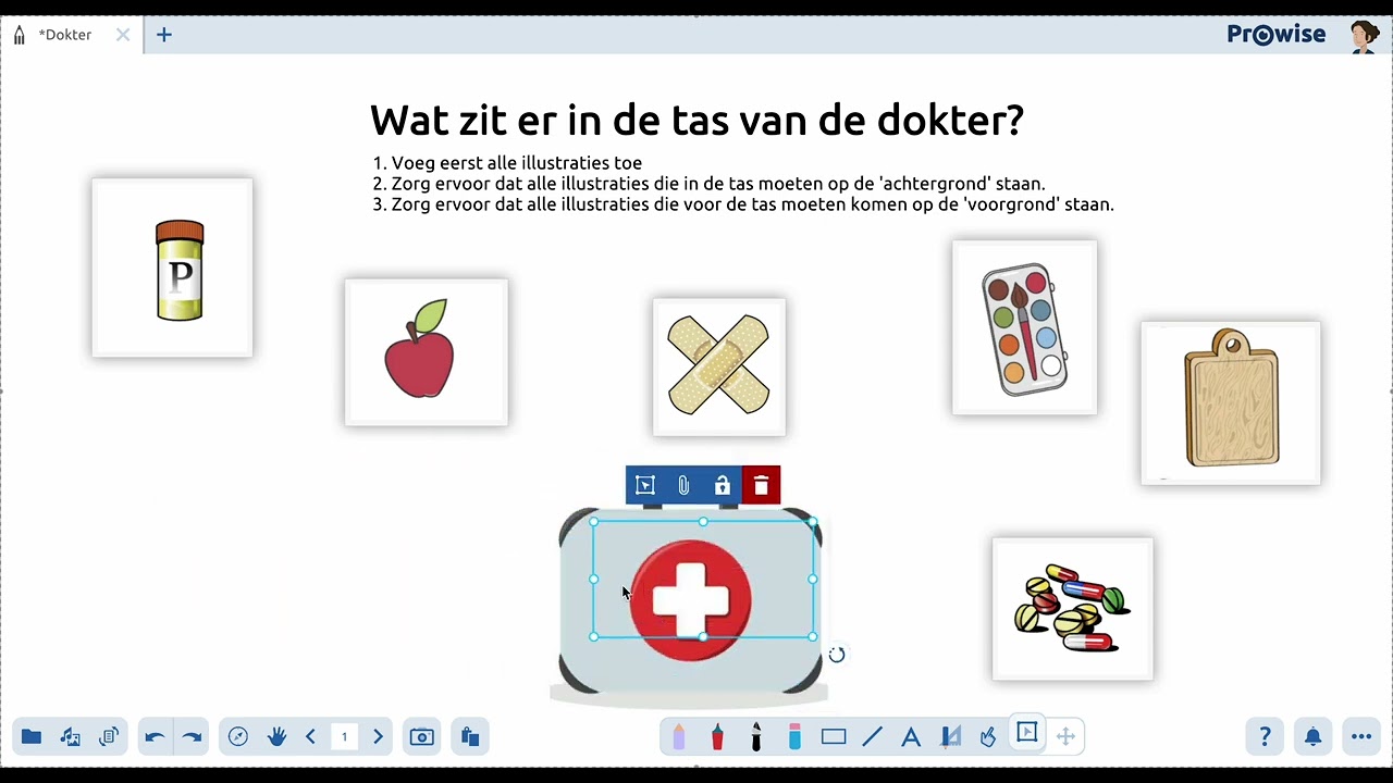 Wat zit er in de dokterstas - Uitleg oefening