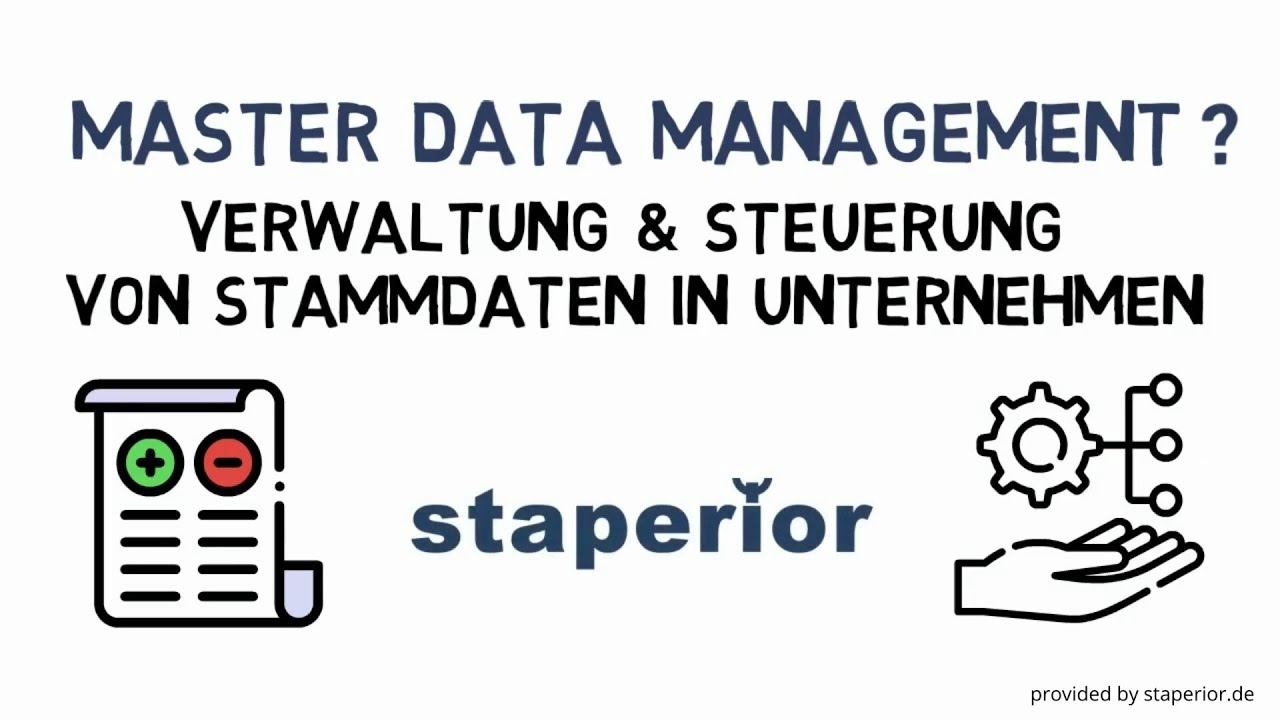 Master Data Management im Unternehmen - einfach erkl&auml;rt (deutsch)! Definition und Praxisbeispiel.