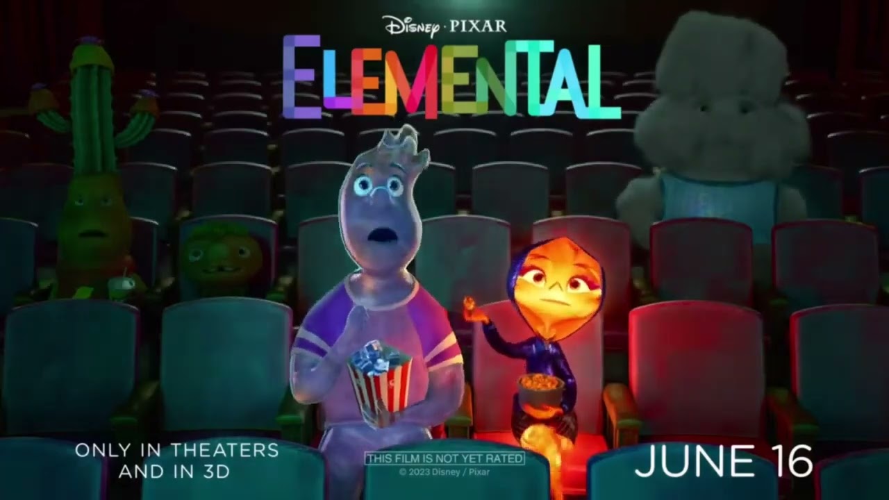 Disney&rsquo;s Pixar&rsquo;s Elemental Only In Theaters June 16 | Put Your 3D Glasses On Tv Spot Commercial Ad