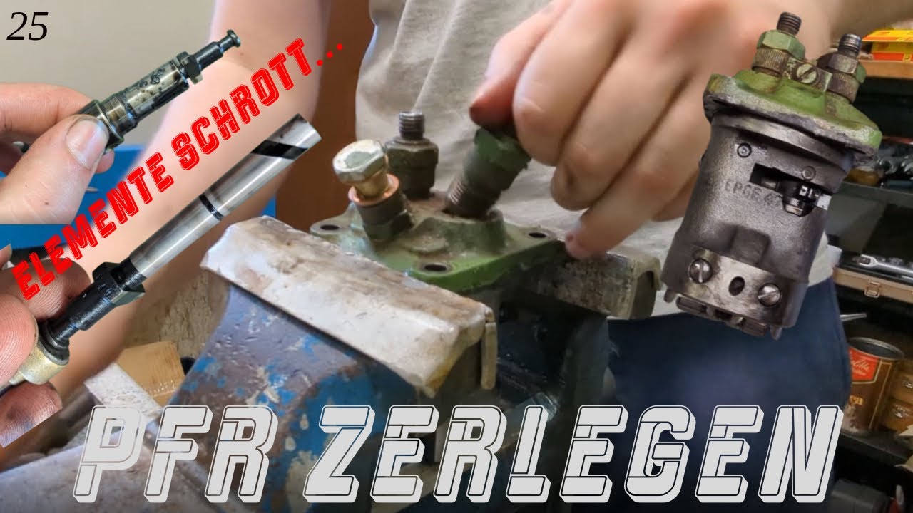 Anleitung Einspritzpumpe / Steckpumpe PFR zerlegen | Fendt | Der SchrauberChannel ist zurück! [25]