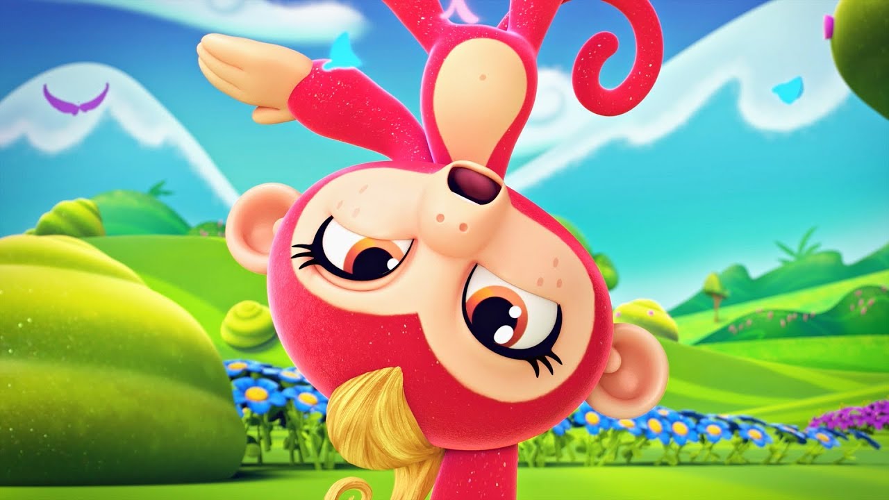 Fingerlings Tales | Bella The Monkey Does A Handstand and Gymnastics | Kids Cartoons