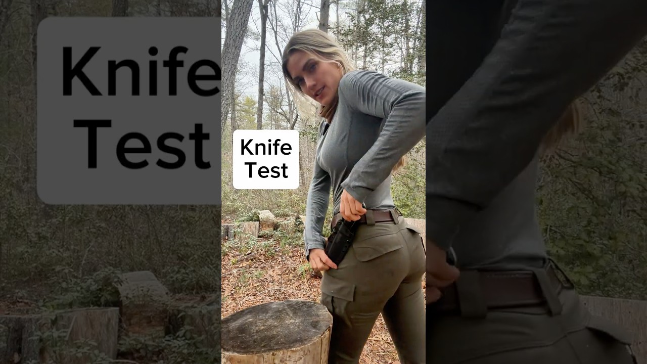 Testing out Weird Knife grind