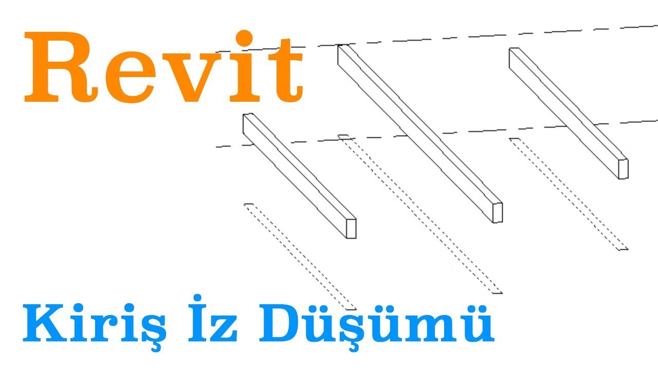 Revit Kiriş İz Düşümü