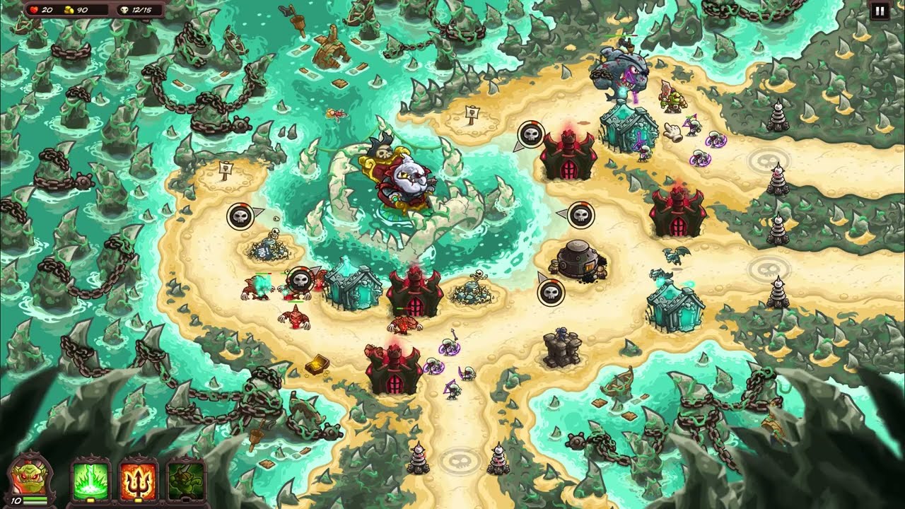 [Kingdom Rush Vengeance] 킹덤 러쉬 벤전스 불가능 난이도 베루크의 원양어선