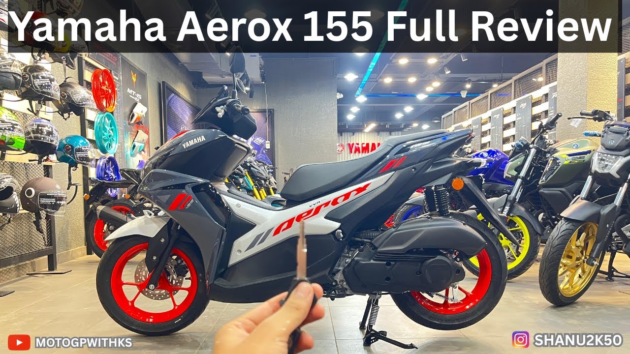 Yamaha Aerox 155 Scooty Full Review | Aerox 155 | Yamaha Scooty | Aerox Scooty | Motogpwithks