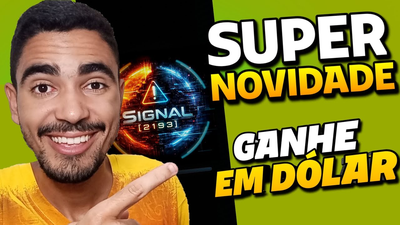 LAN&Ccedil;OU SIGNAL! NOVO JOGO PARA GANHAR PONTOS EM DOLAR