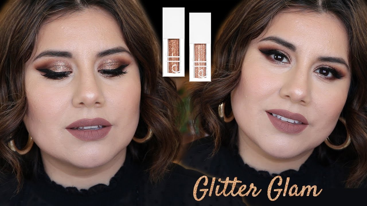 ELF LIQUID GLITTER EYESHADOW GLAM | Vegan & Cruelty-Free Makeup Tutorial