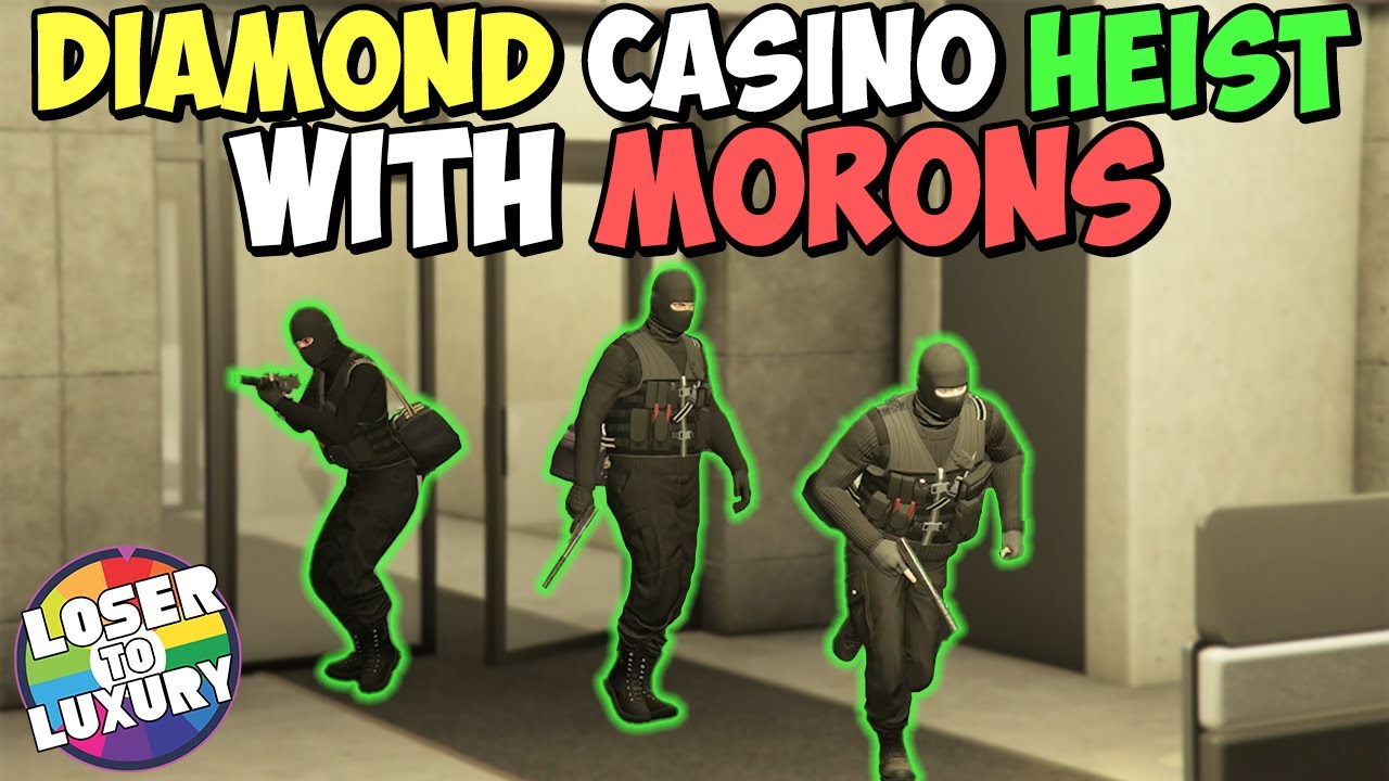 Я присоединился к СЛУЧАЙНОМУ ограблению казино Diamond с двумя ДЕБИЛАМИ в GTA 5 Online | Loser to...