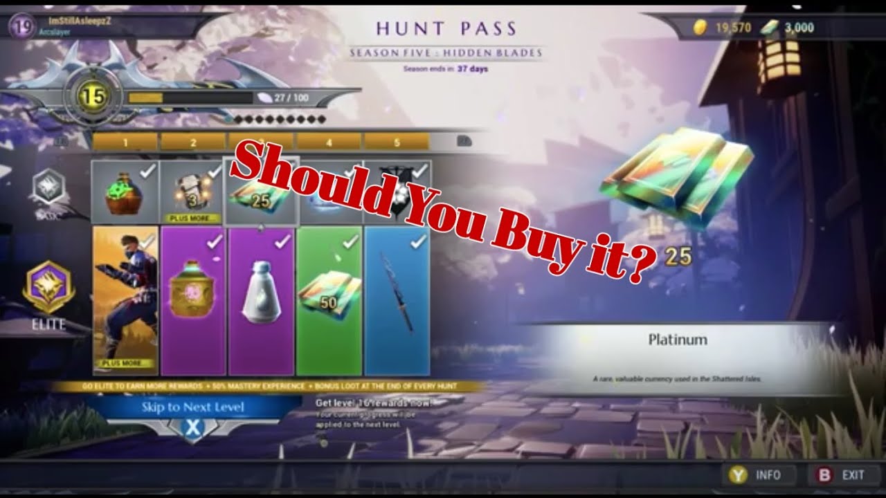Dauntless: Is the Hunt Pass Worth It?