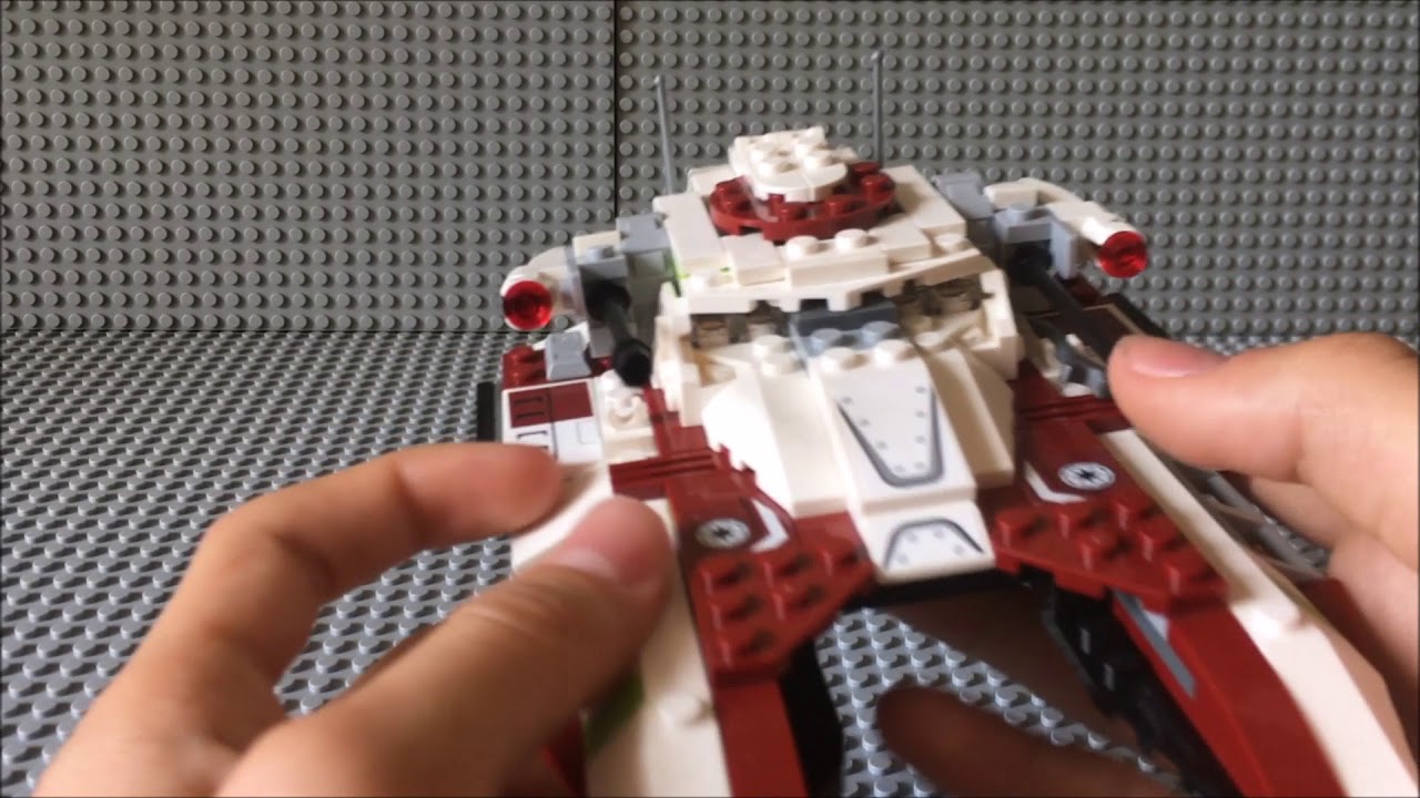 recenzja lego star wars 75182 republic fighter tank