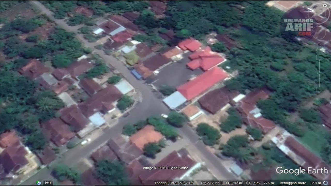 21 Kecamatan di Kabupaten Pati Jawa Tengah (Google Earth)