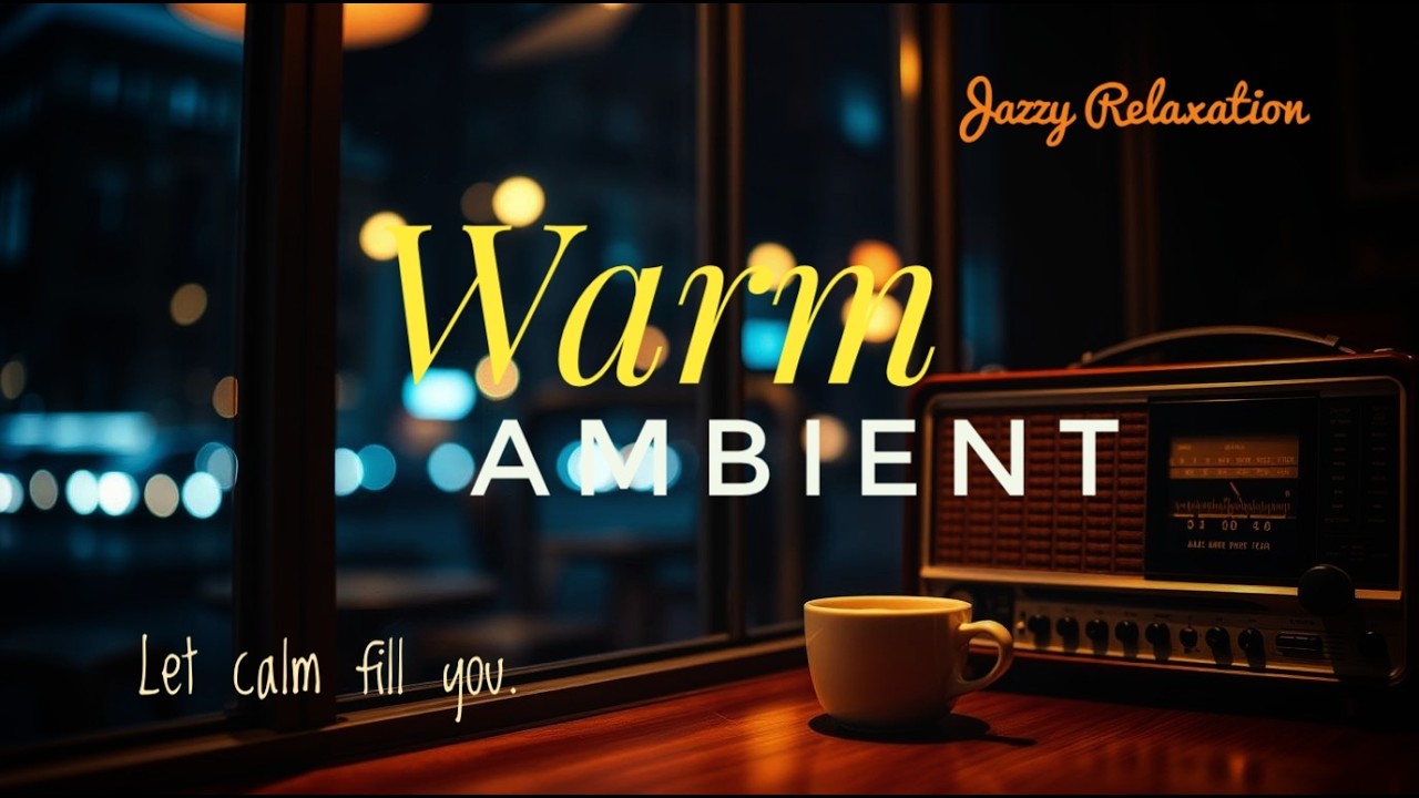 Warm Ambient Jazz Lounge 🎶 Relaxing Sounds for Peaceful Vibes