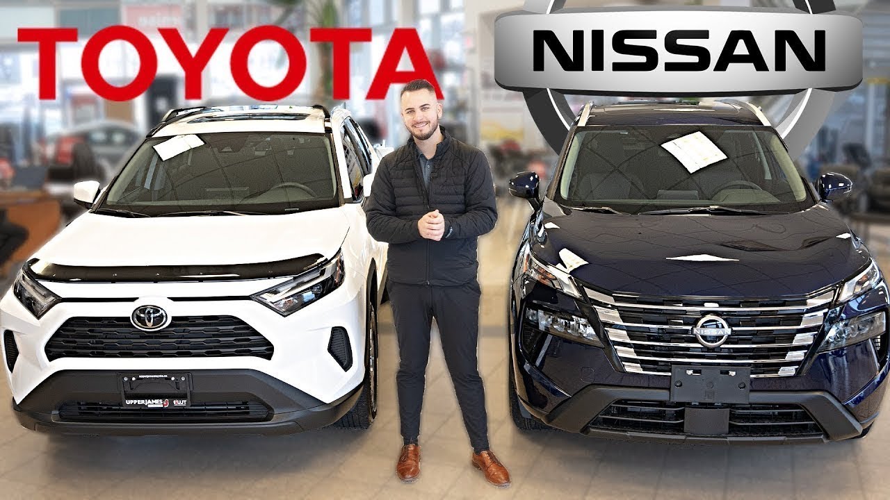 Полное сравнение Toyota RAV 4 и Nissan ROGUE! Интерьер, экстерьер и многое другое