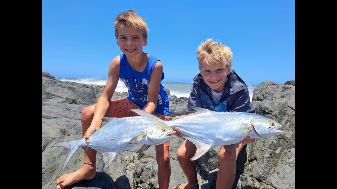 Fishing for Garrick and Cob in Transkei South Africa (Tribal Retreat)