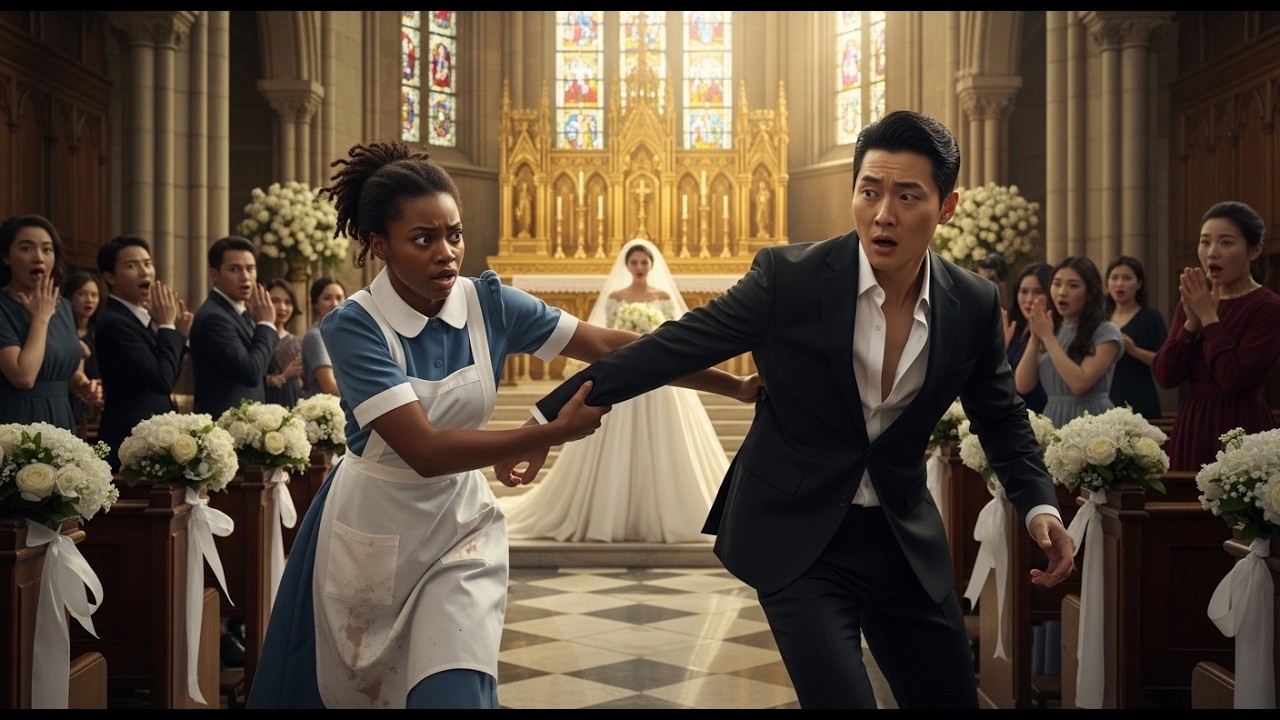 KOREAN MAFIA BOSS STUNNED WHEN A BLACK WAITRESS PULLS HIM OUT OF HIS WEDDING — WHAT HAPPENED NEXT...