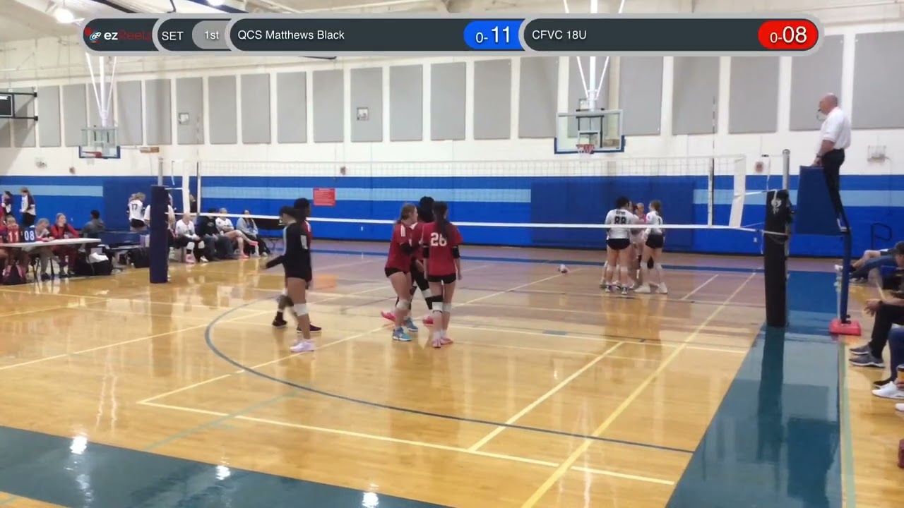 QCS Matthews Black vs CFVC 18U, 2024-04-14, Day 2, Match 1, 1st Set
