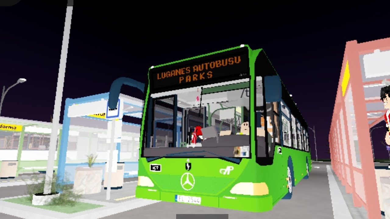 Roblox Lugane Line 11 Bus 107 Mercedes citaro O530 (Bus Updated) 