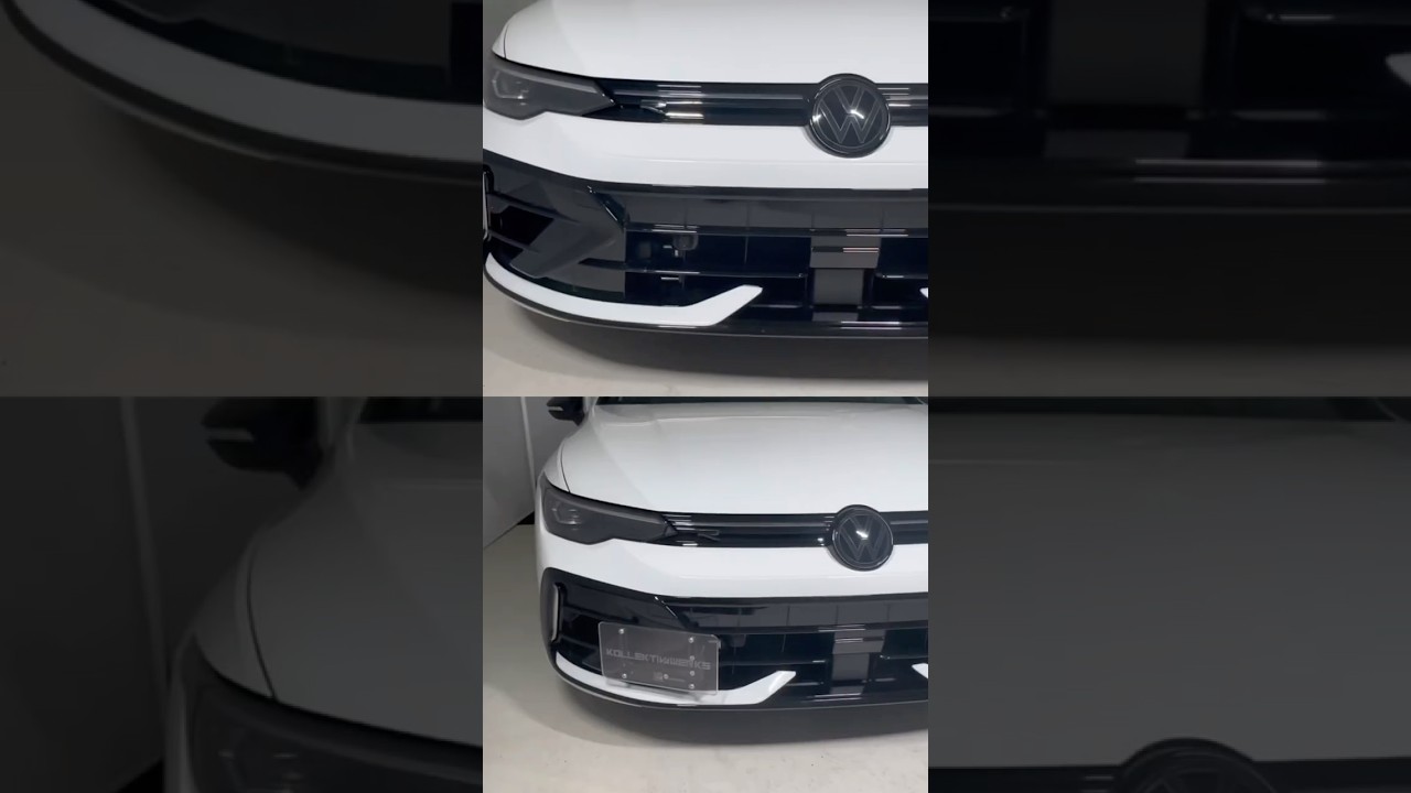 Kollektiv Werks VW MK8.5 Golf R No-Drill Side Mount Plate Holder! #kollektivwerks #nodrill #vwgolfr