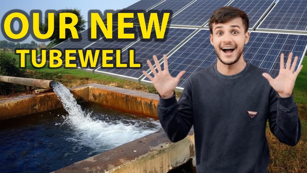 Our New Solar Tubewell Vlog ☀️🚿 | Free Water with Solar Energy | Village Life | Ahad Rana Vlogger