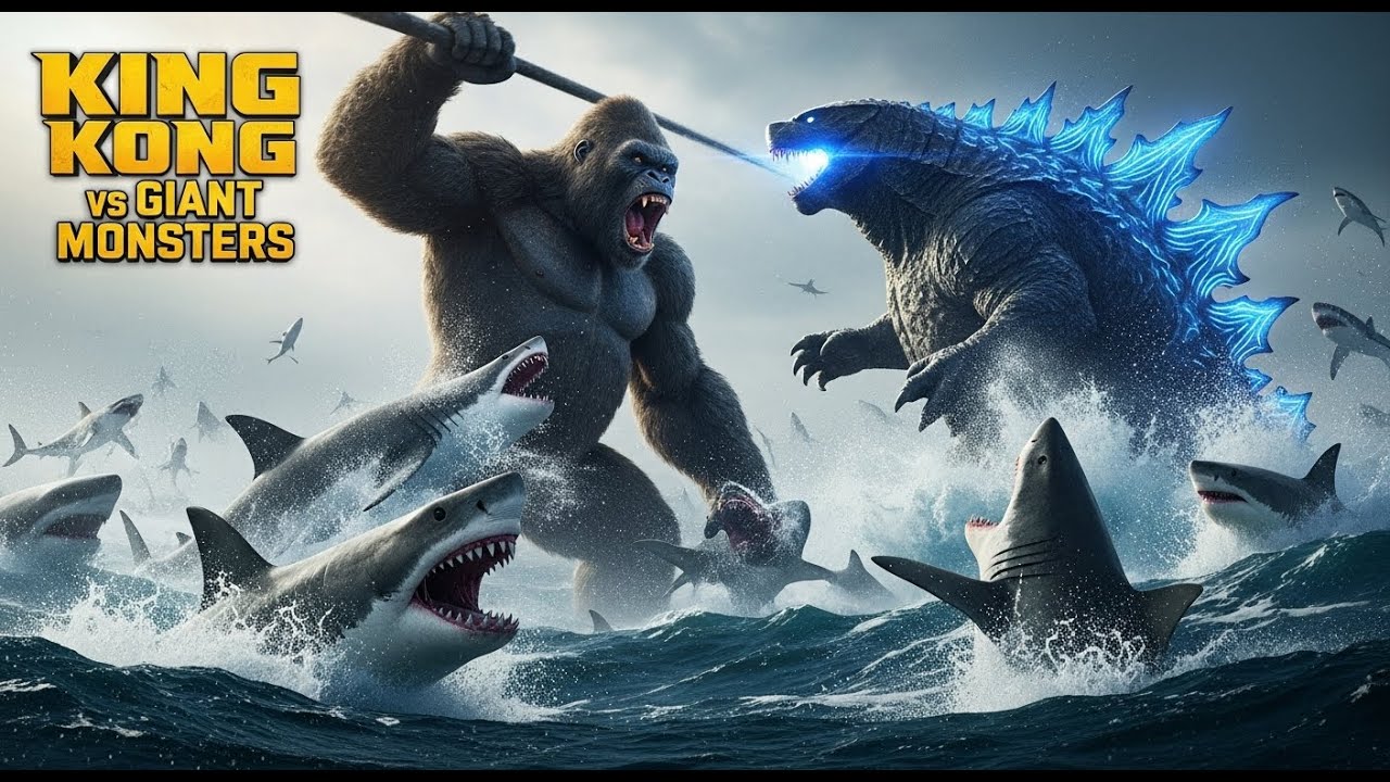Intense Action: KING KONG vs GIANT MONSTERS | Epic Battles to Save the World | 4K Ultra HD