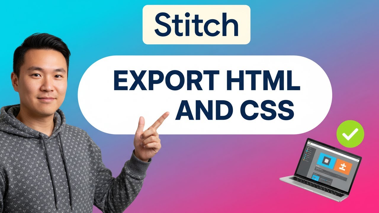 How to EXPORT HTML AND CSS from Stitch (Step by Step)