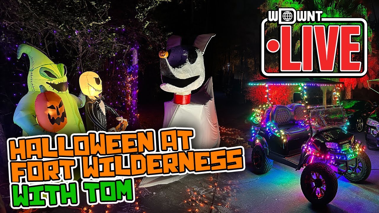 Halloween Decorations at Disney’s Fort Wilderness Resort with Tom