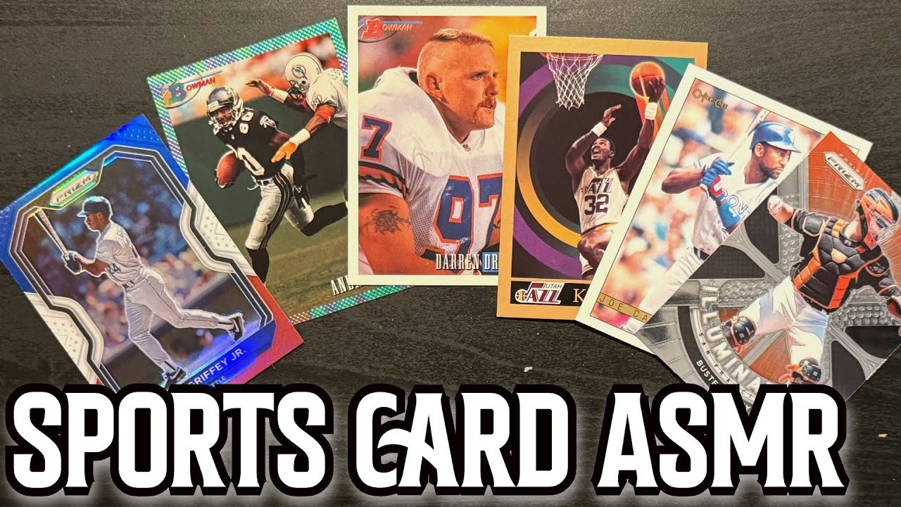 ASMR | Hanging out and opening packs | Sports Card ASMR
