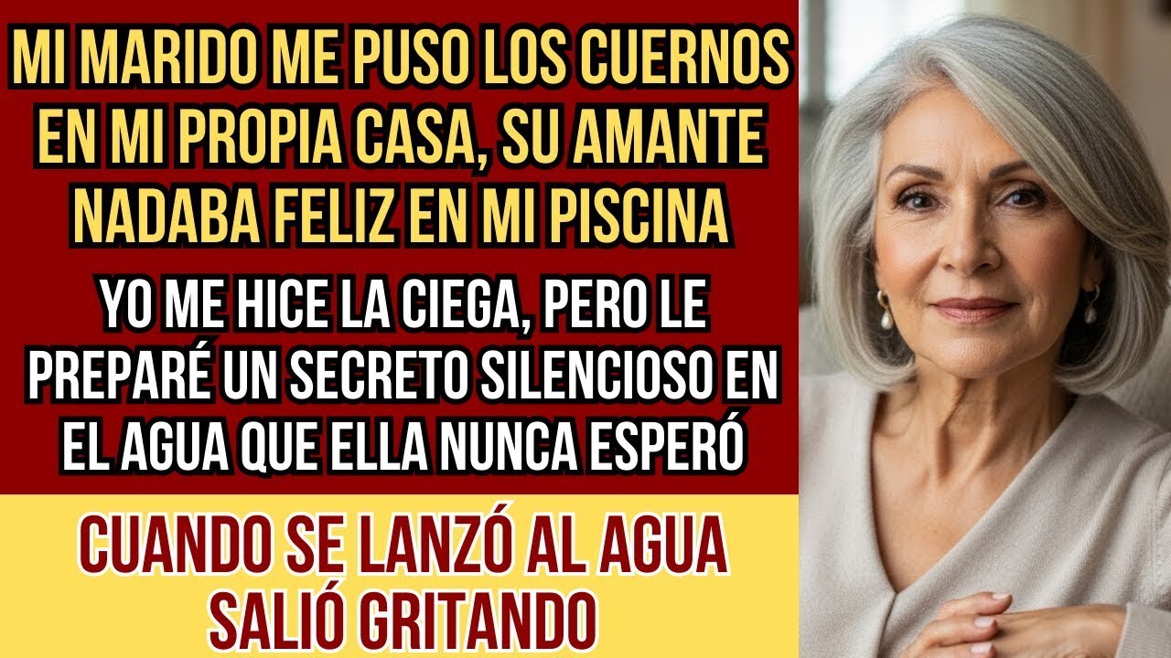 ¡Mi marido me ponía los cuernos! A la fulana le encantaba nadar en la piscina  Así que le puse...