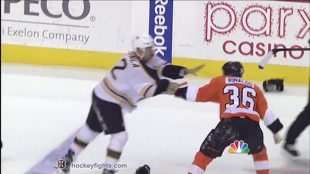 Jarome Iginla vs Zac Rinaldo Mar 30, 2014