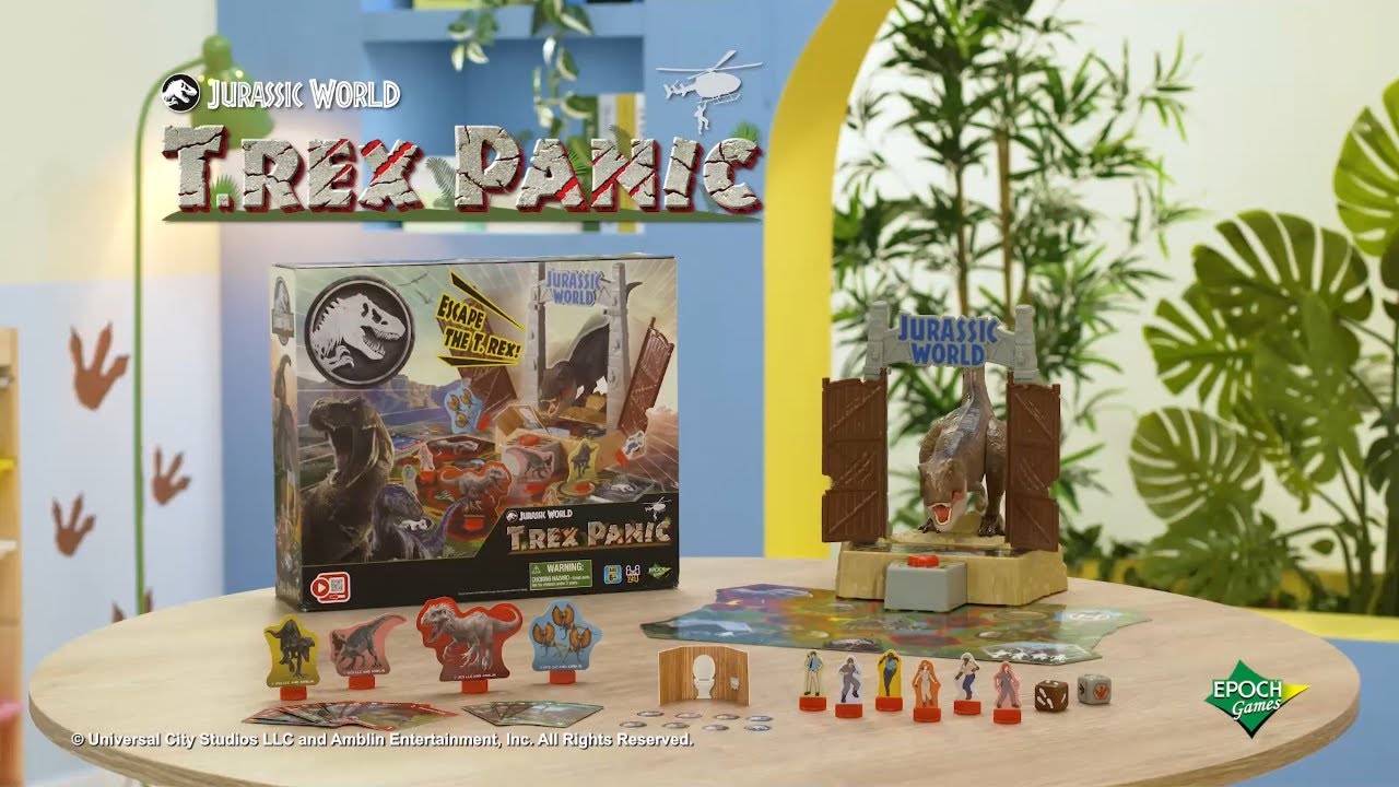 Epoch Games | Jurassic World T.Rex Panic