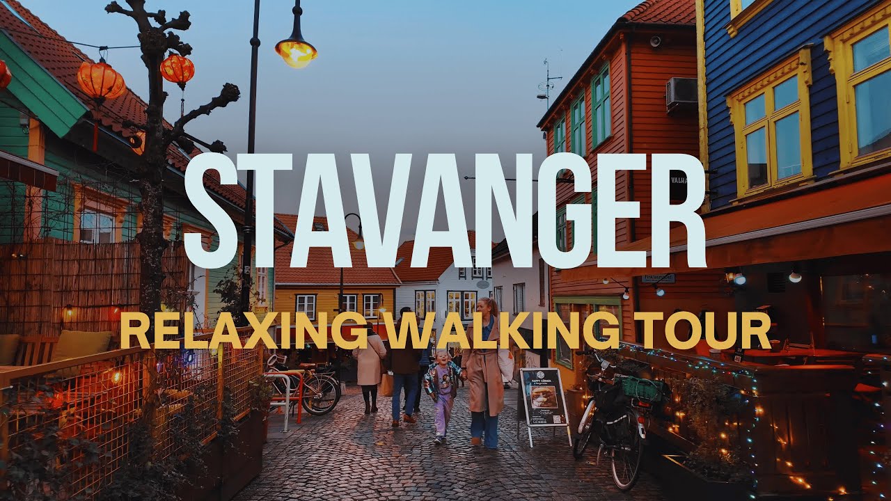 Stavanger 🇳🇴 | 4K Chilling walk in Stavanger Stasjon | Exploring the Port City of Norway