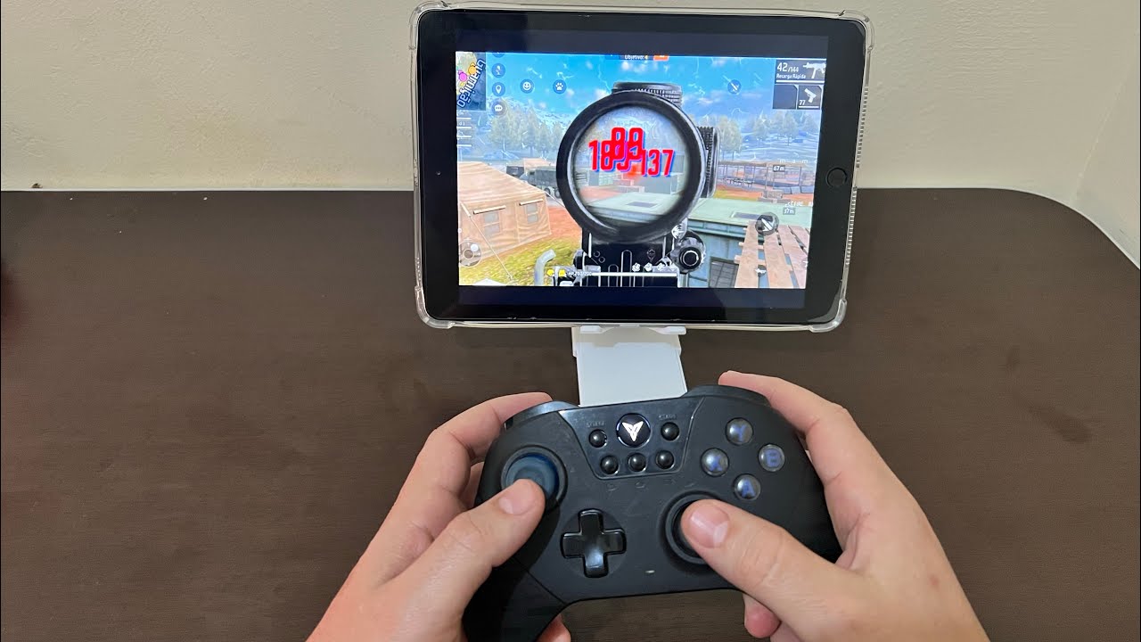 HANDCAM JOGANDO  FREE FIRE NO CONTROLE , AINDA VALE A PENA ? GAMEPAD